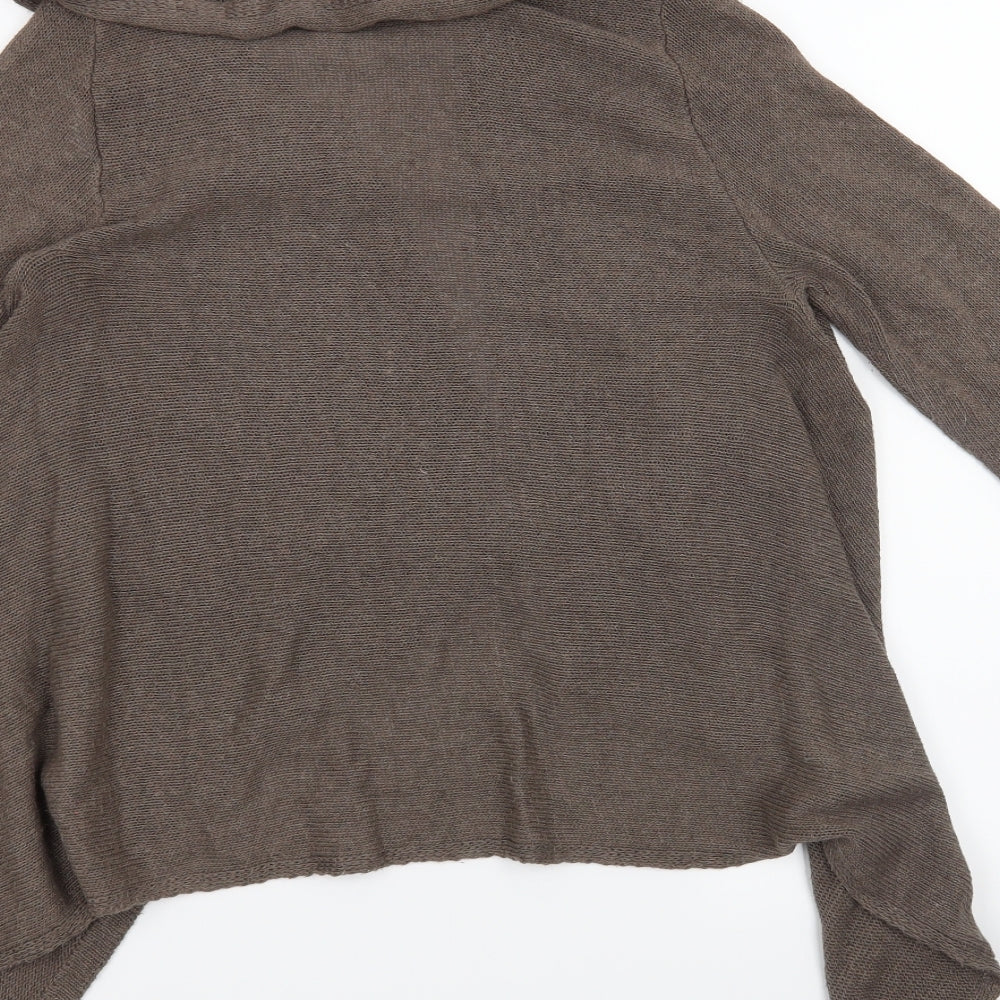 Papaya Womens Brown   Cardigan Jumper Size 10