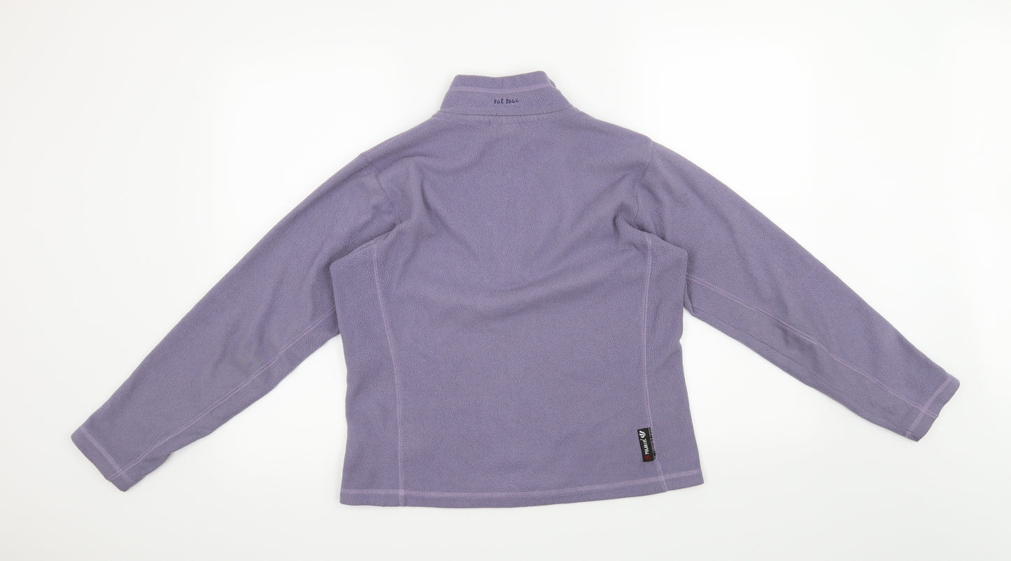 Polartec Womens Purple   Pullover Sweatshirt Size 10