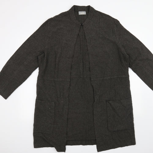 Wallis Womens Grey   Cardigan Jumper Size 14