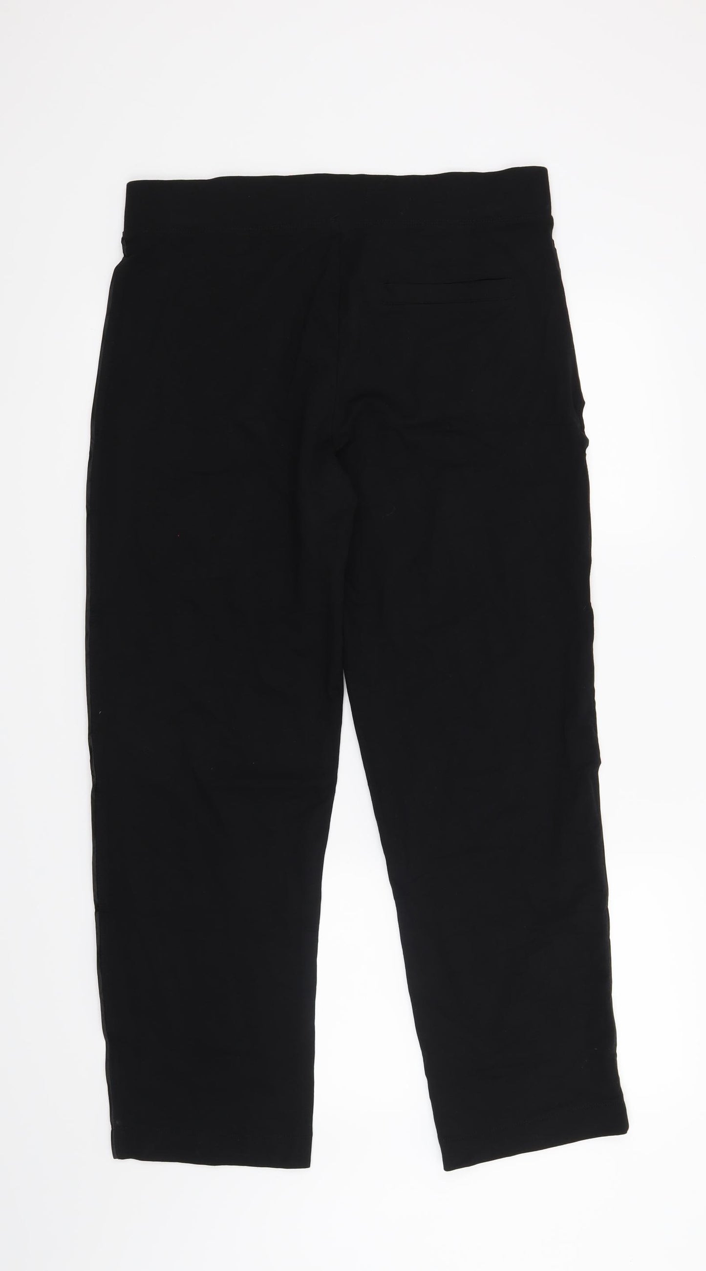 M&S Womens Black   Trousers  Size 14 L28 in
