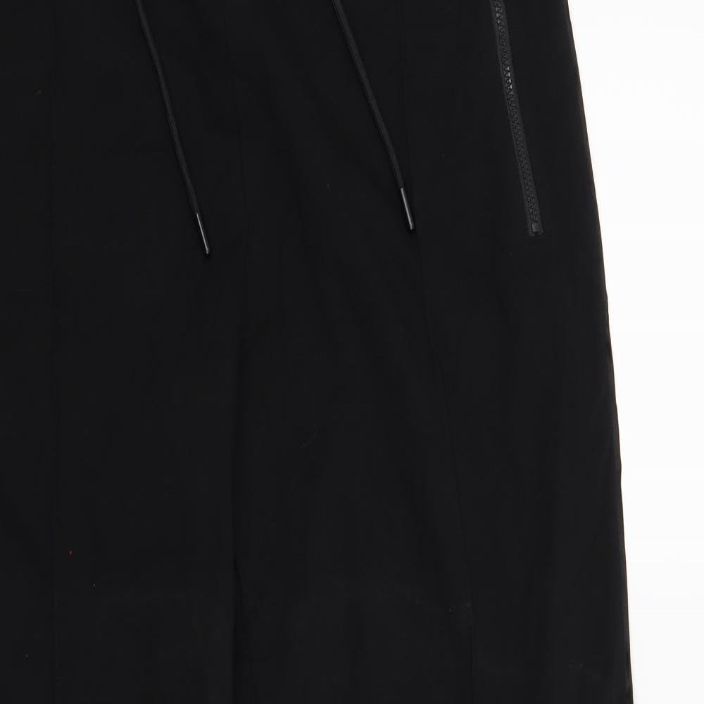 M&S Womens Black   Trousers  Size 14 L28 in