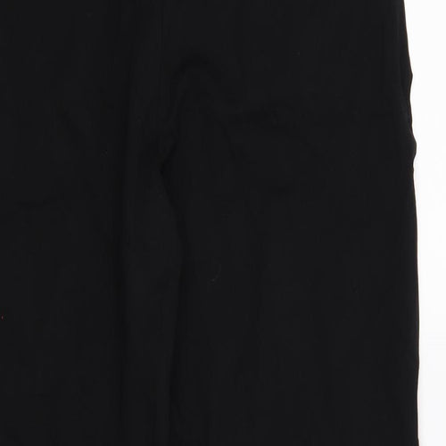M&S Womens Black   Trousers  Size 14 L28 in