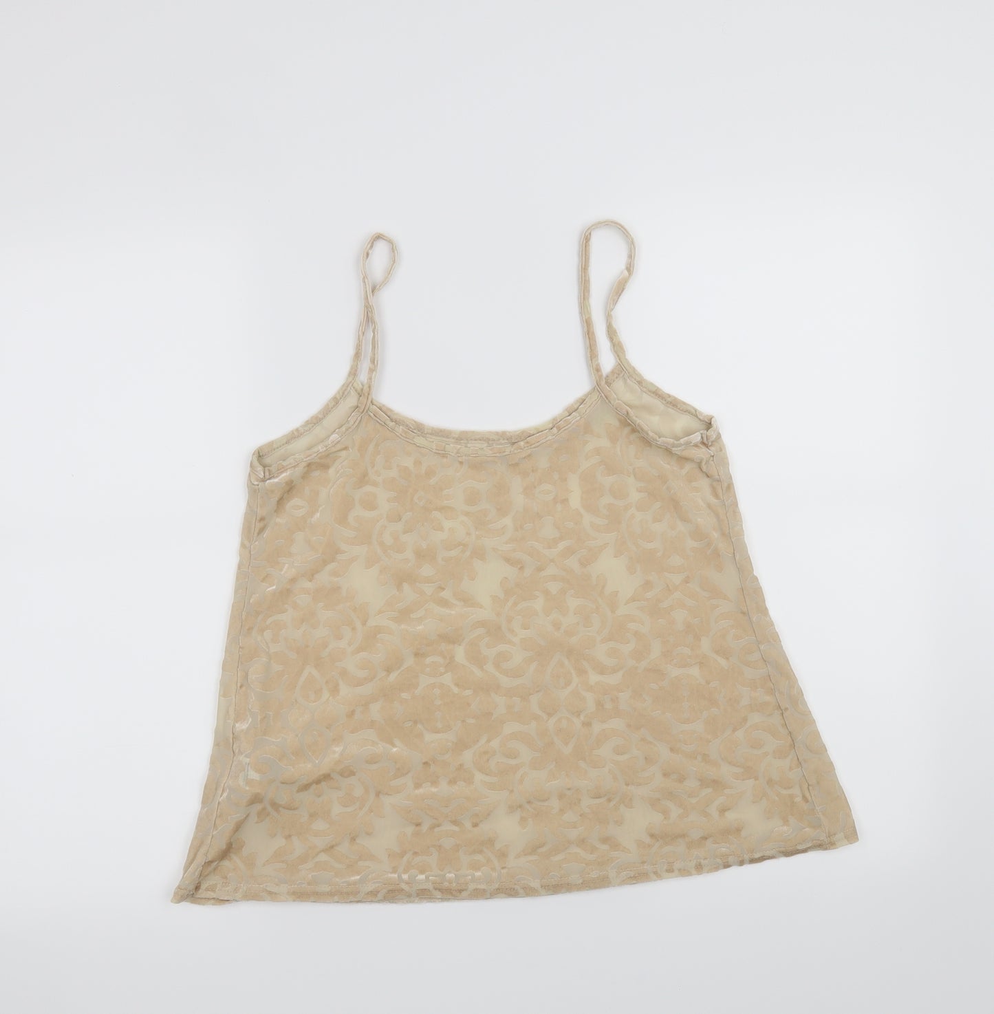 New Look Womens Beige   Basic Tank Size 10