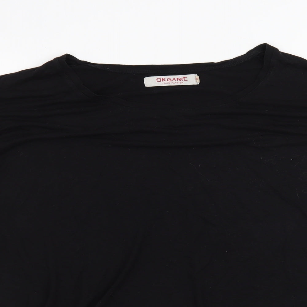 john patrick Womens Black   Basic T-Shirt Size M