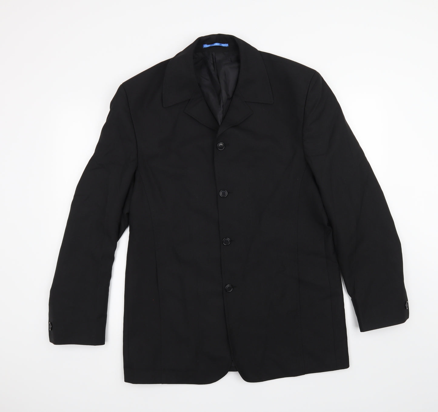 Willson Mens Black   Jacket Suit Jacket Size 40