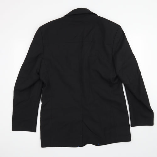 Willson Mens Black   Jacket Suit Jacket Size 40