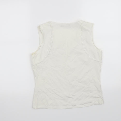 Mexx Womens White   Basic Tank Size L