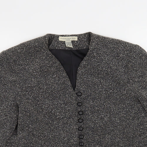 Amanda Smith Womens Grey   Jacket Coat Size 4
