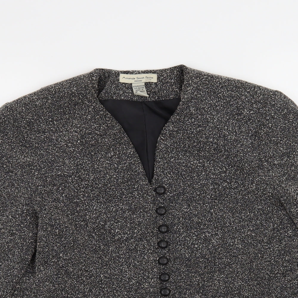 Amanda Smith Womens Grey   Jacket Coat Size 4