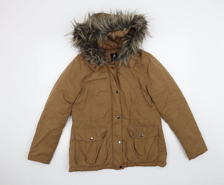Atmosphere Womens Brown Jacket Coat Size 10