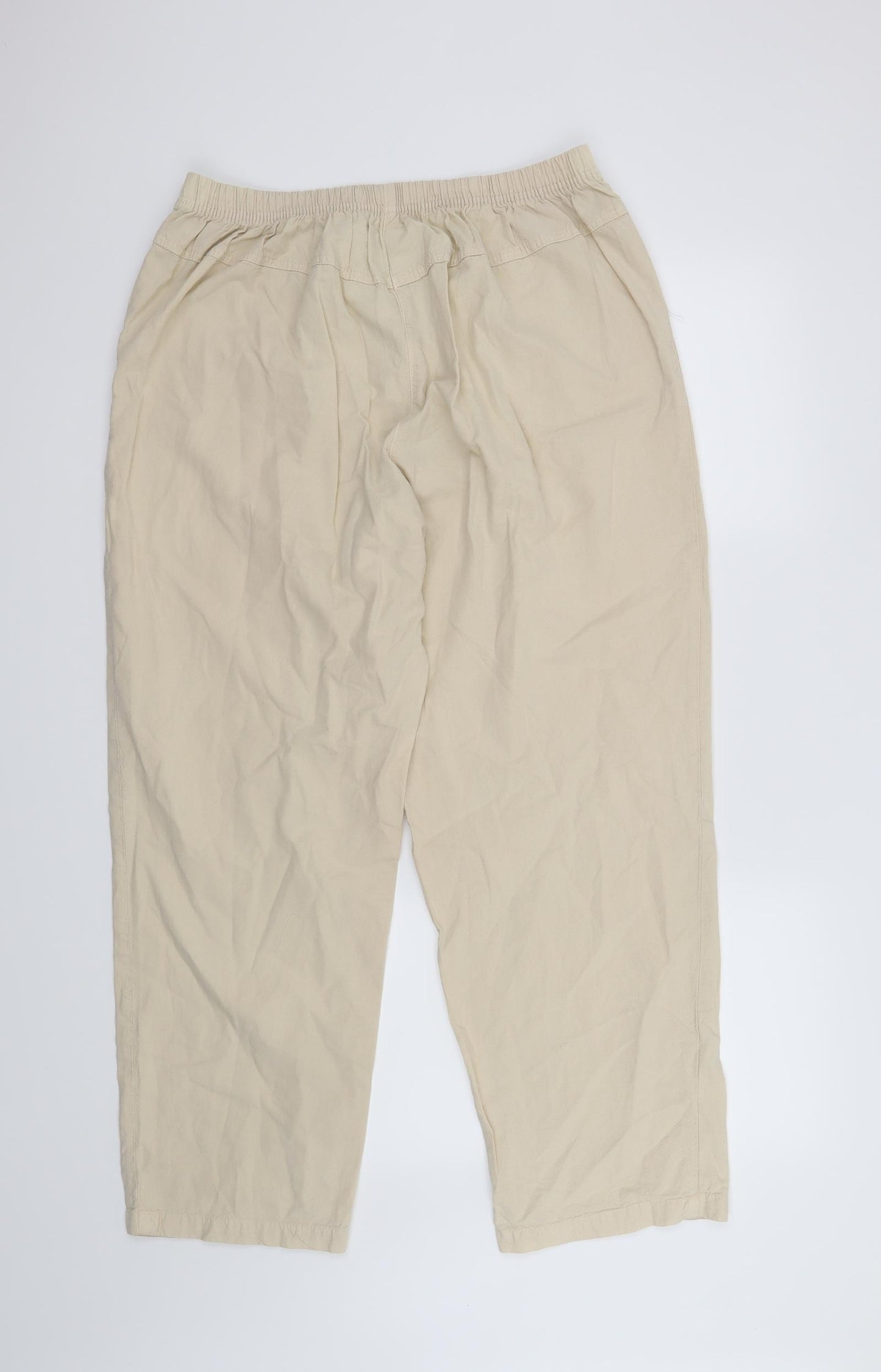 Happit Womens Beige   Trousers  Size 16 L26 in