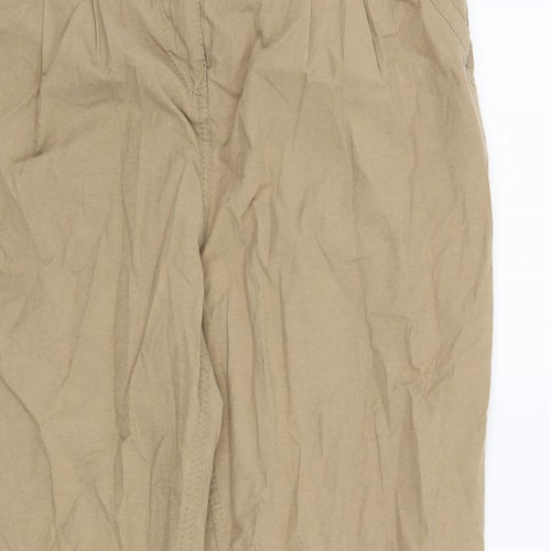 Dorothy Perkins Womens Beige   Trousers  Size 12 L28 in