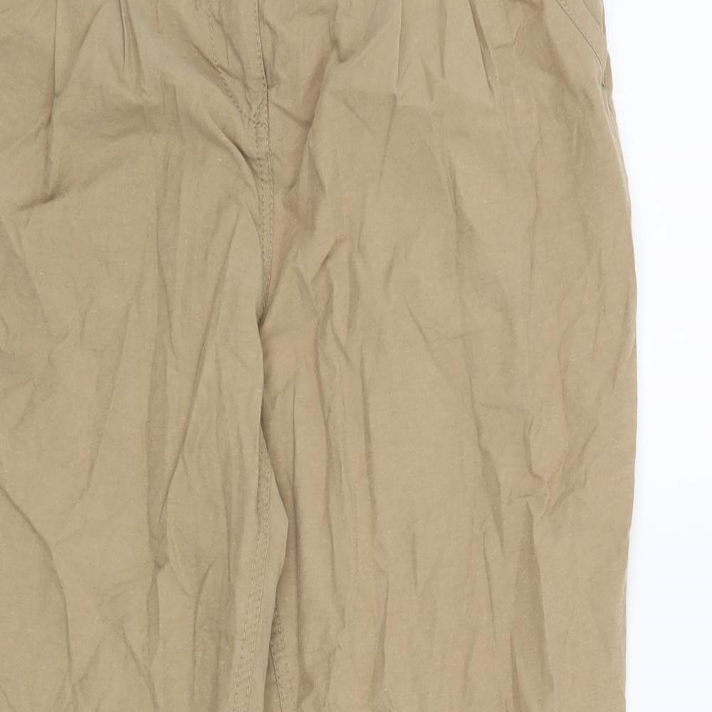 Dorothy Perkins Womens Beige   Trousers  Size 12 L28 in