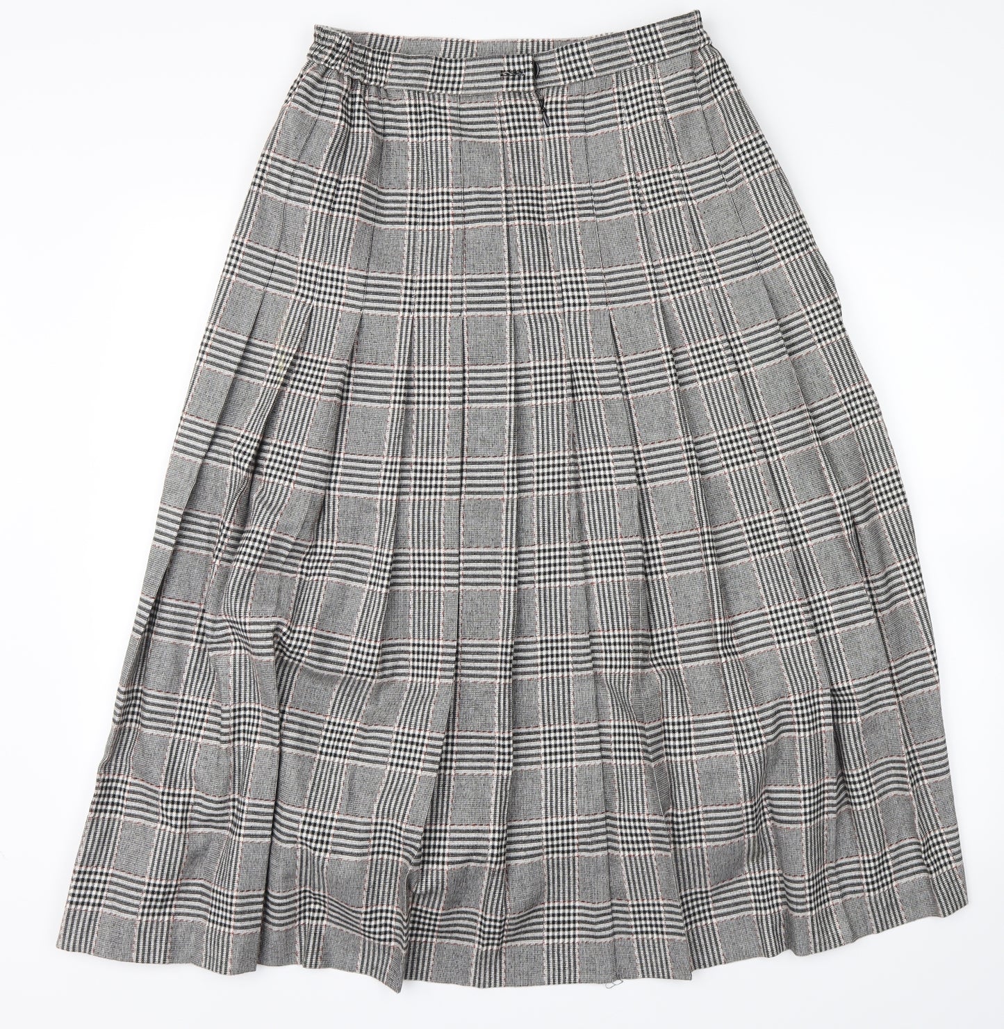 rowlands Womens Grey Check  Maxi Skirt Size 16