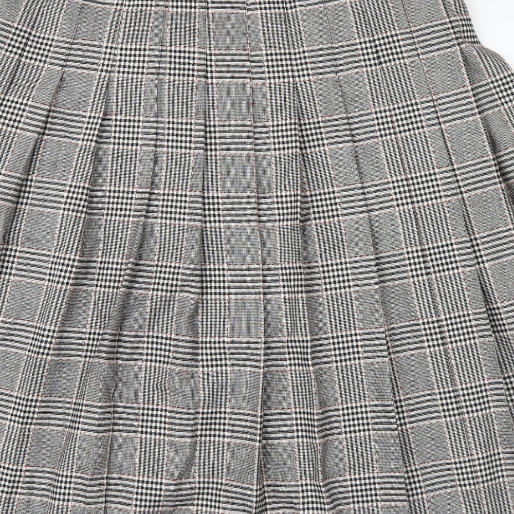 rowlands Womens Grey Check  Maxi Skirt Size 16