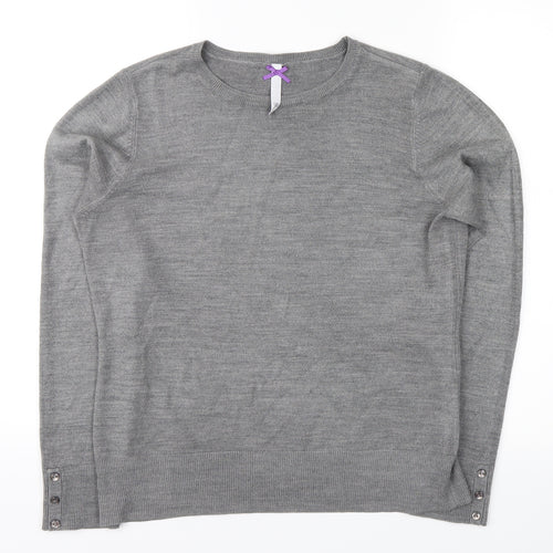 BHS Womens Grey   Pullover Jumper Size 14