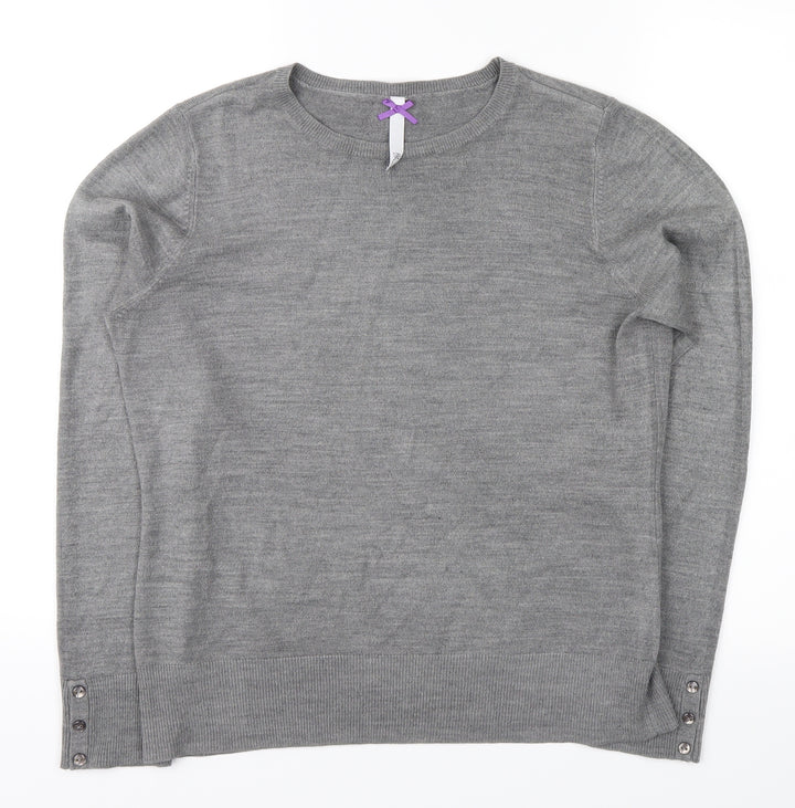 BHS Womens Grey   Pullover Jumper Size 14