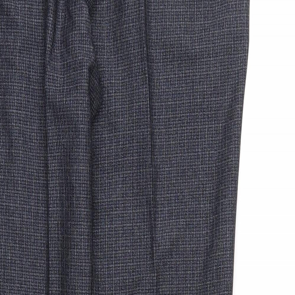 spitalfields Mens Grey Check  Trousers  Size 34 in L30 in