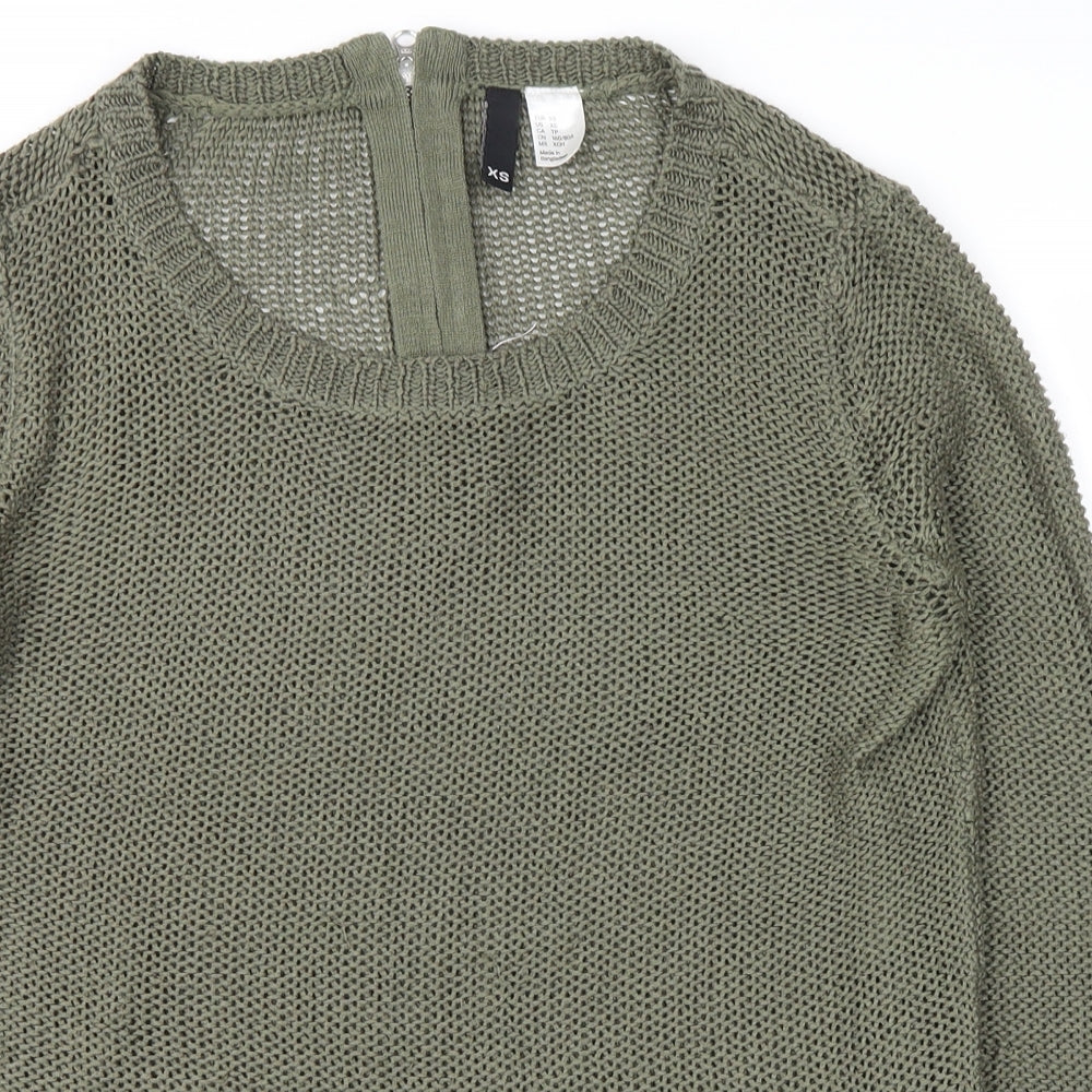 no brand Womens Green   Pullover Jumper Size XS