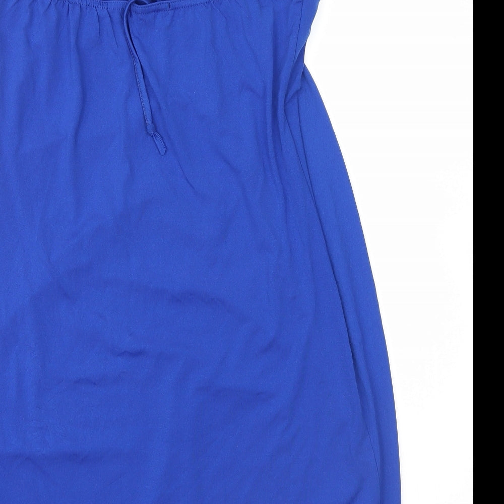 Stella Womens Blue   Basic Blouse Size L