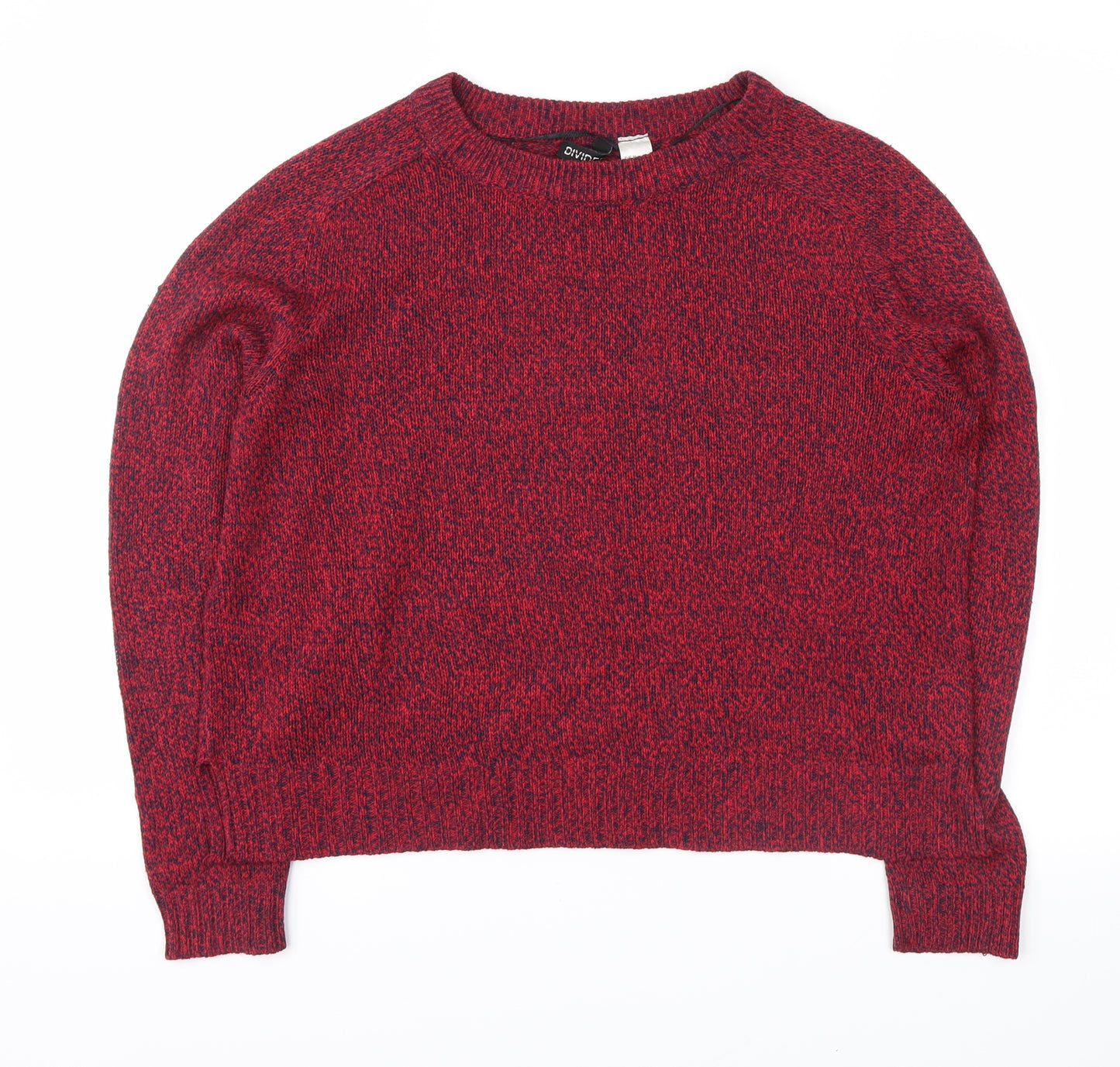 Divided Womens Red   Pullover Jumper Size M