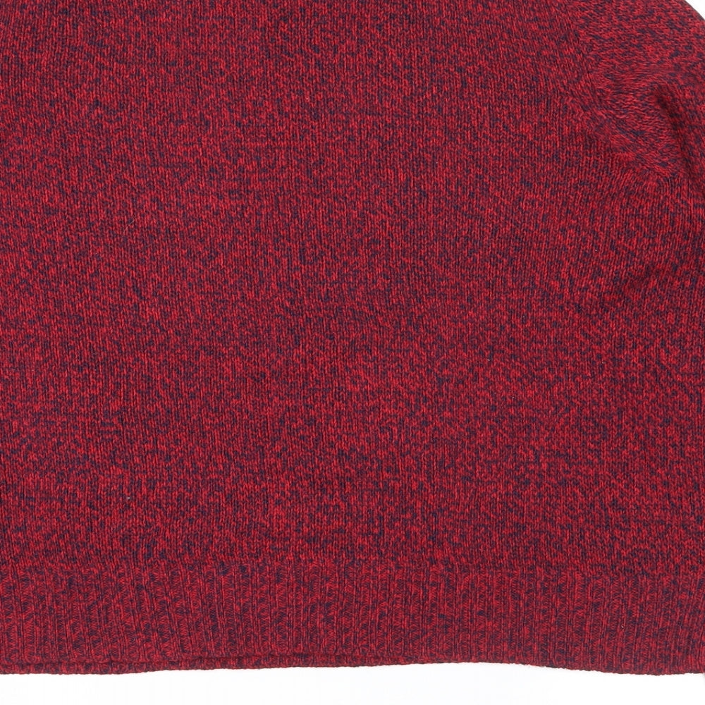 Divided Womens Red   Pullover Jumper Size M