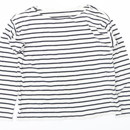l.o.g.g Womens Black Striped  Pullover Jumper Size S