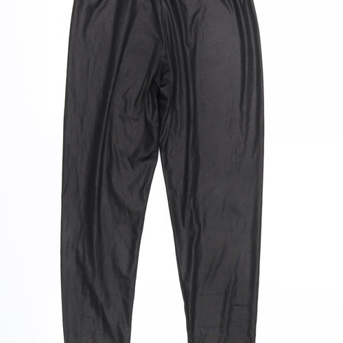 Boohoo Womens Black   Cropped Trousers Size 10 L23 in