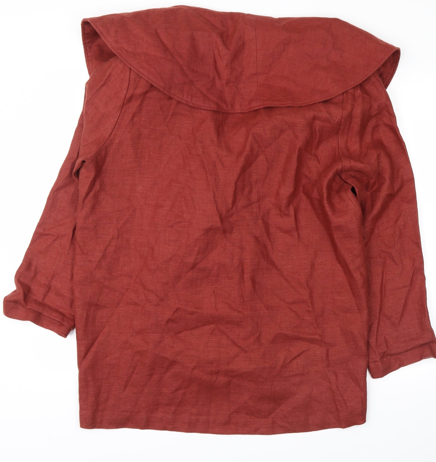senas Womens Red   Trench Coat Coat Size L