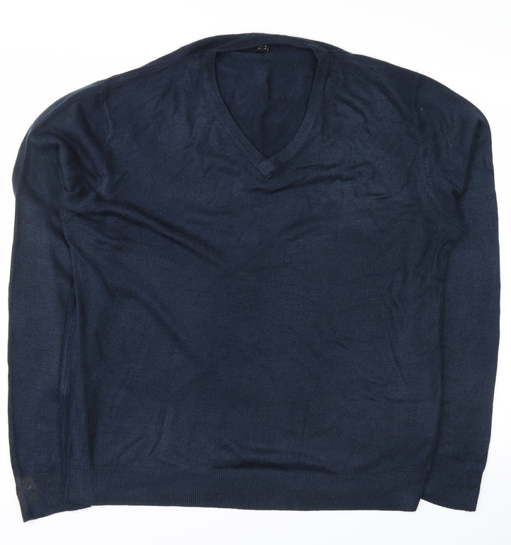 Cedar Wood State Mens Blue Pullover Jumper Size XL