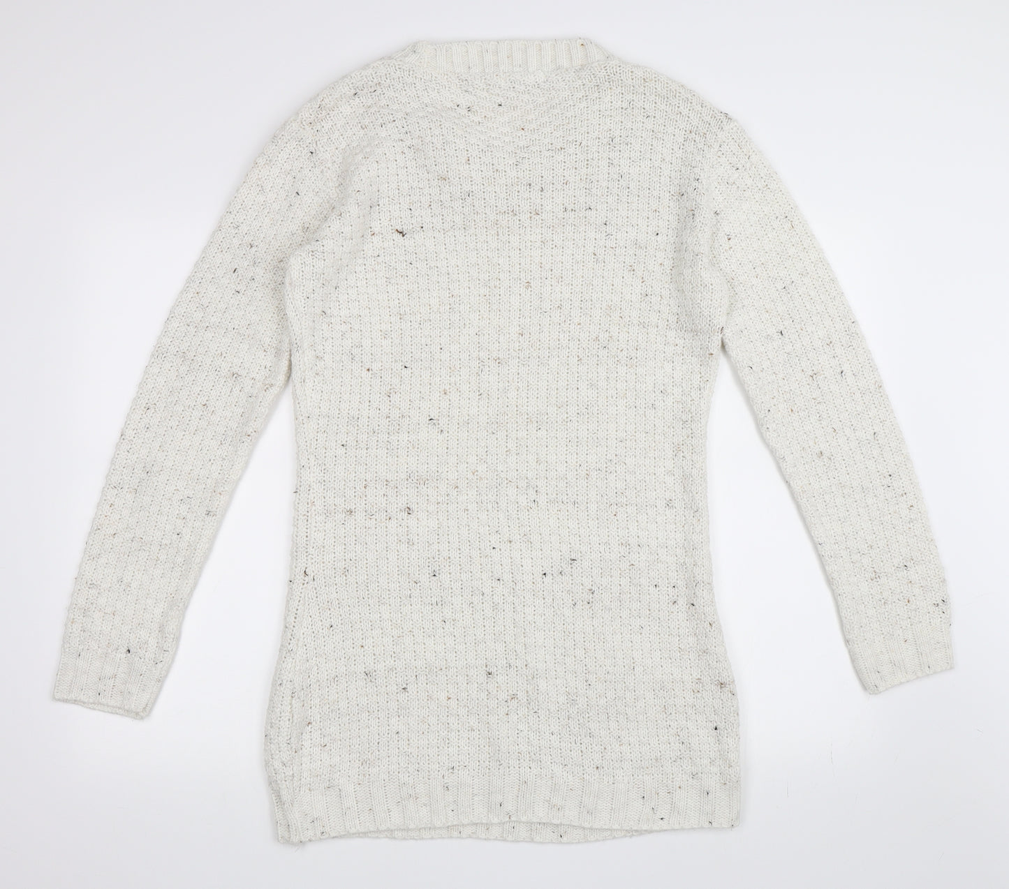 Missy Empire Womens White   Jumper Dress  Size S