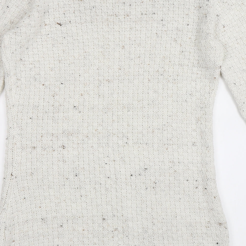 Missy Empire Womens White   Jumper Dress  Size S