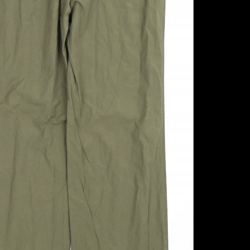 NEXT Womens Green   Cargo Trousers Size 16 L30 in
