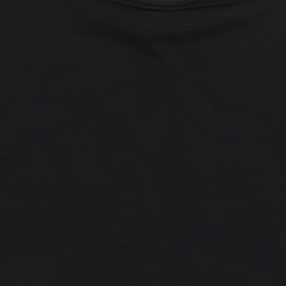 Abyl Womens Black   Basic T-Shirt Size M  - Cropped