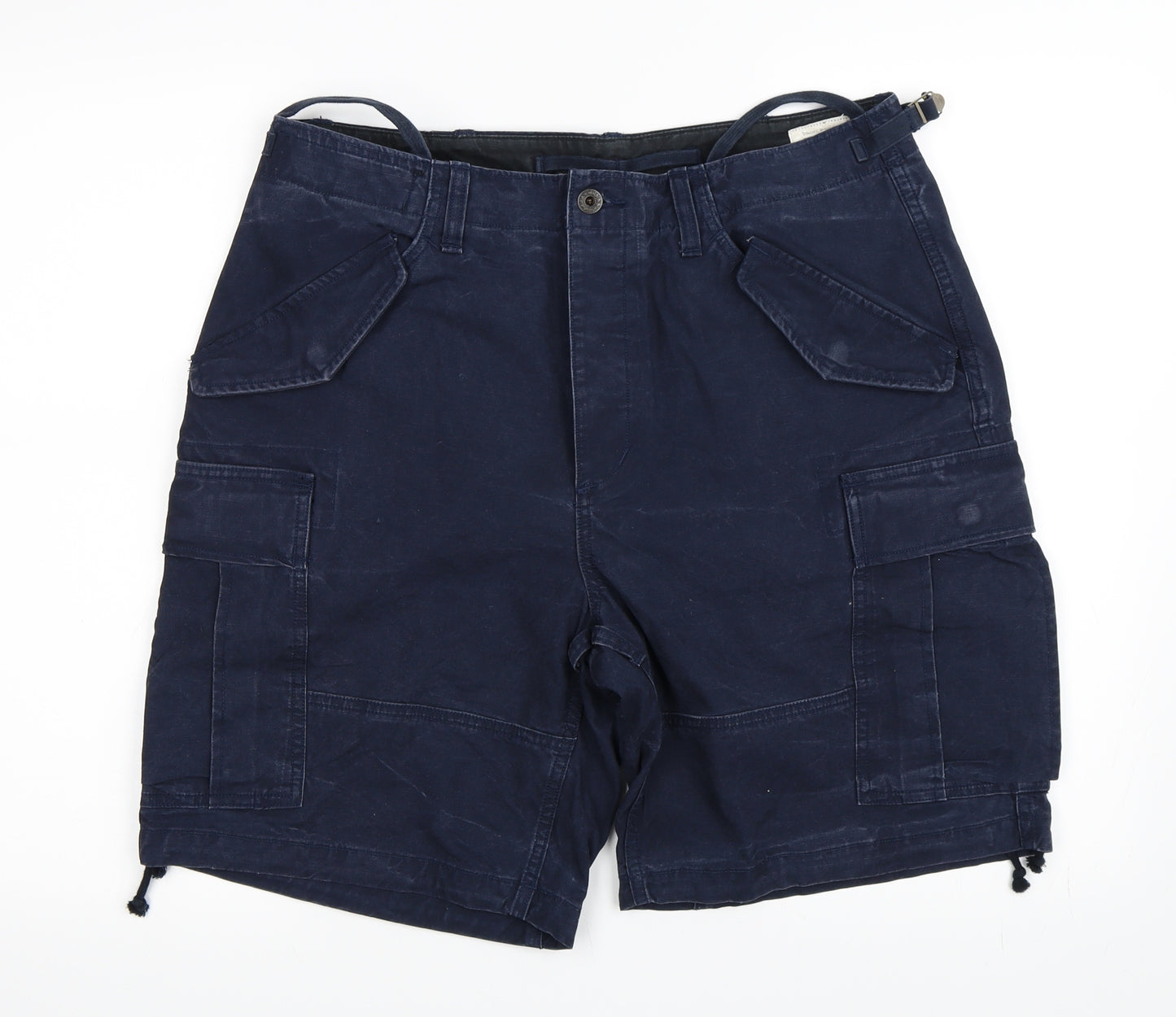 Ralph Lauren Mens Blue   Cargo Shorts Size 34 in