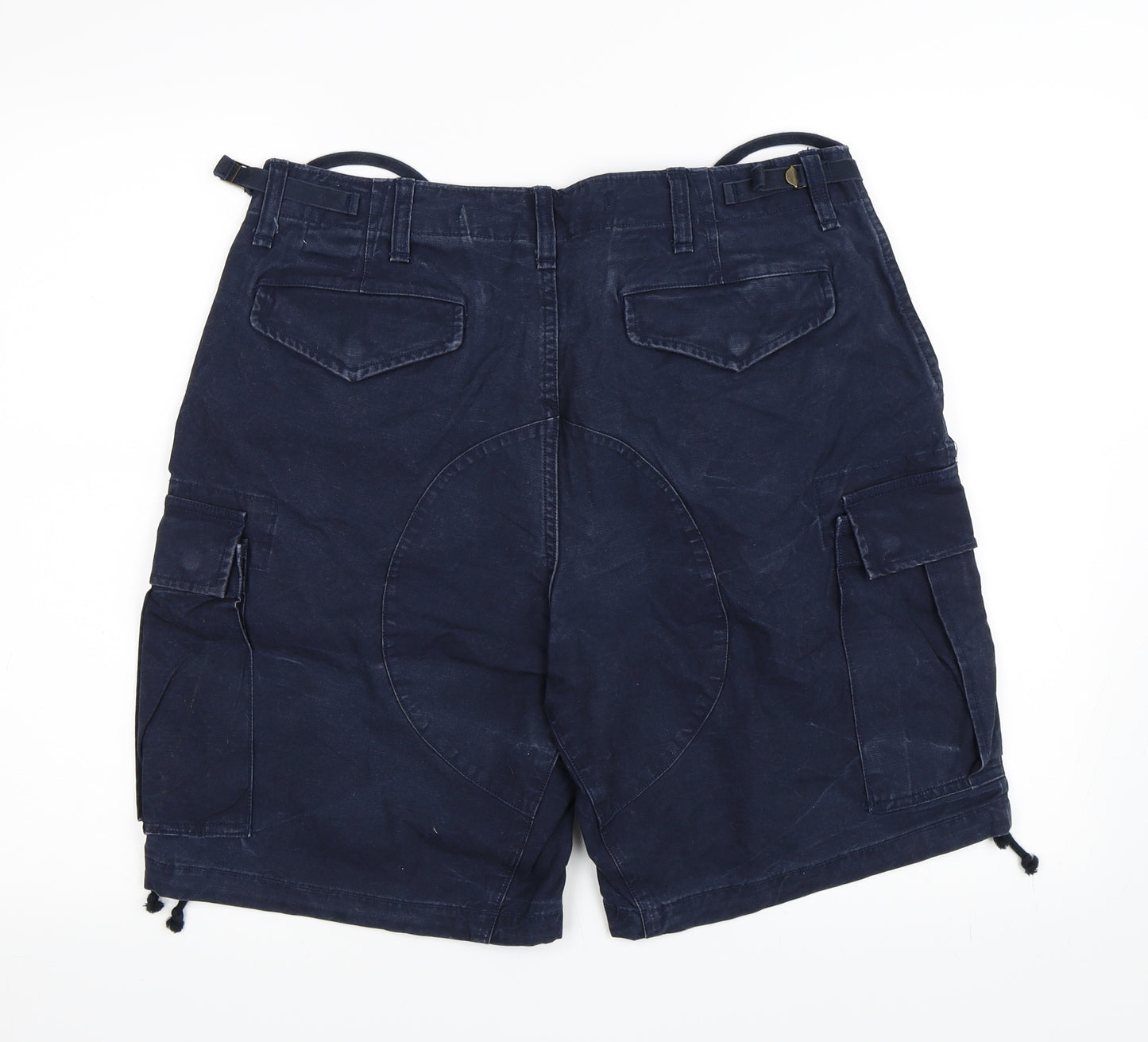 Ralph Lauren Mens Blue   Cargo Shorts Size 34 in