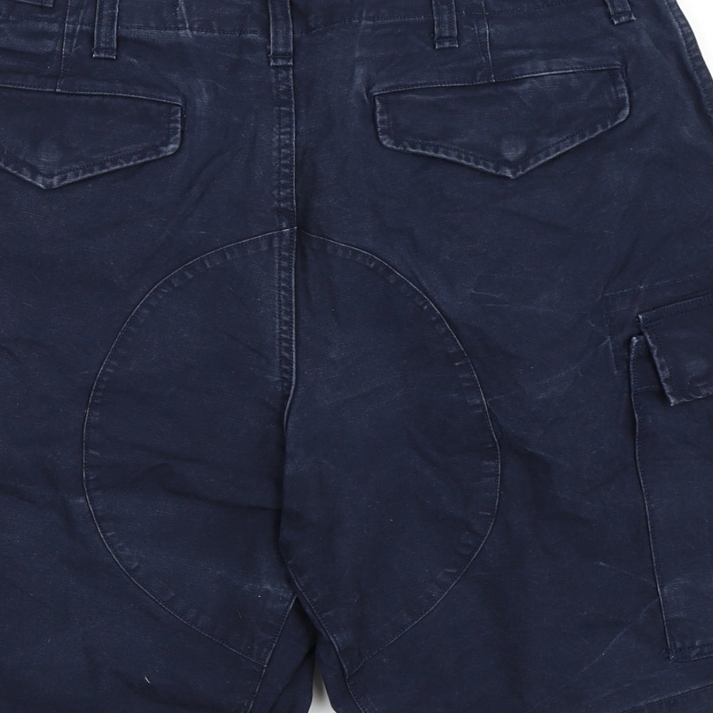 Ralph Lauren Mens Blue   Cargo Shorts Size 34 in