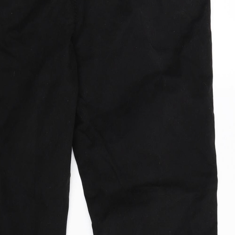 George Mens Black   Cargo Trousers Size L L28 in