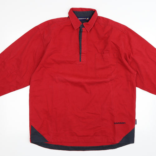 Splashdown Mens Red    Polo Size M