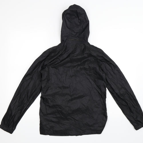 Regatta Boys Black   Rain Coat Jacket Size 11-12 Years
