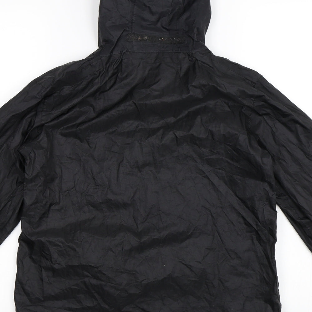 Regatta Boys Black   Rain Coat Jacket Size 11-12 Years