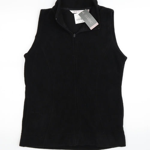 EWM Womens Black   Gilet Waistcoat Size S
