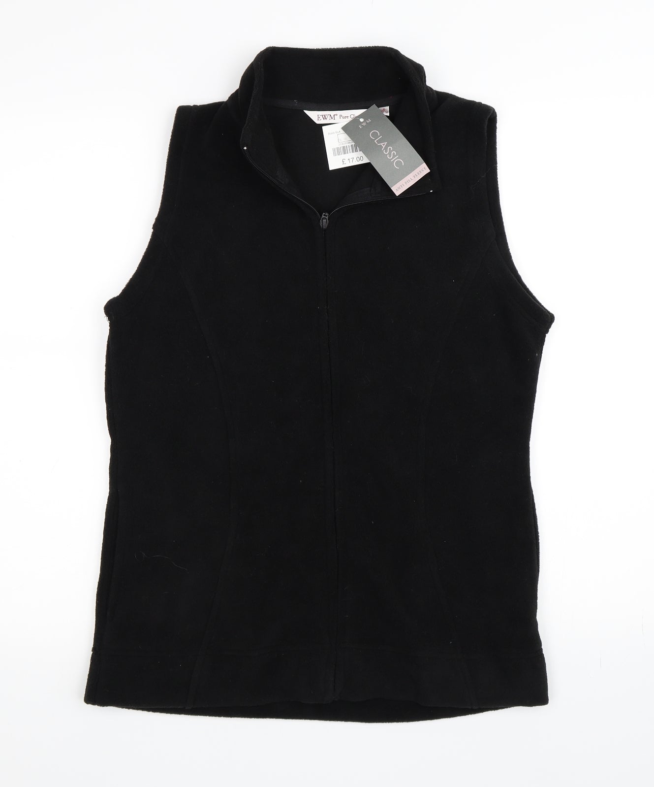 EWM Womens Black   Gilet Waistcoat Size S