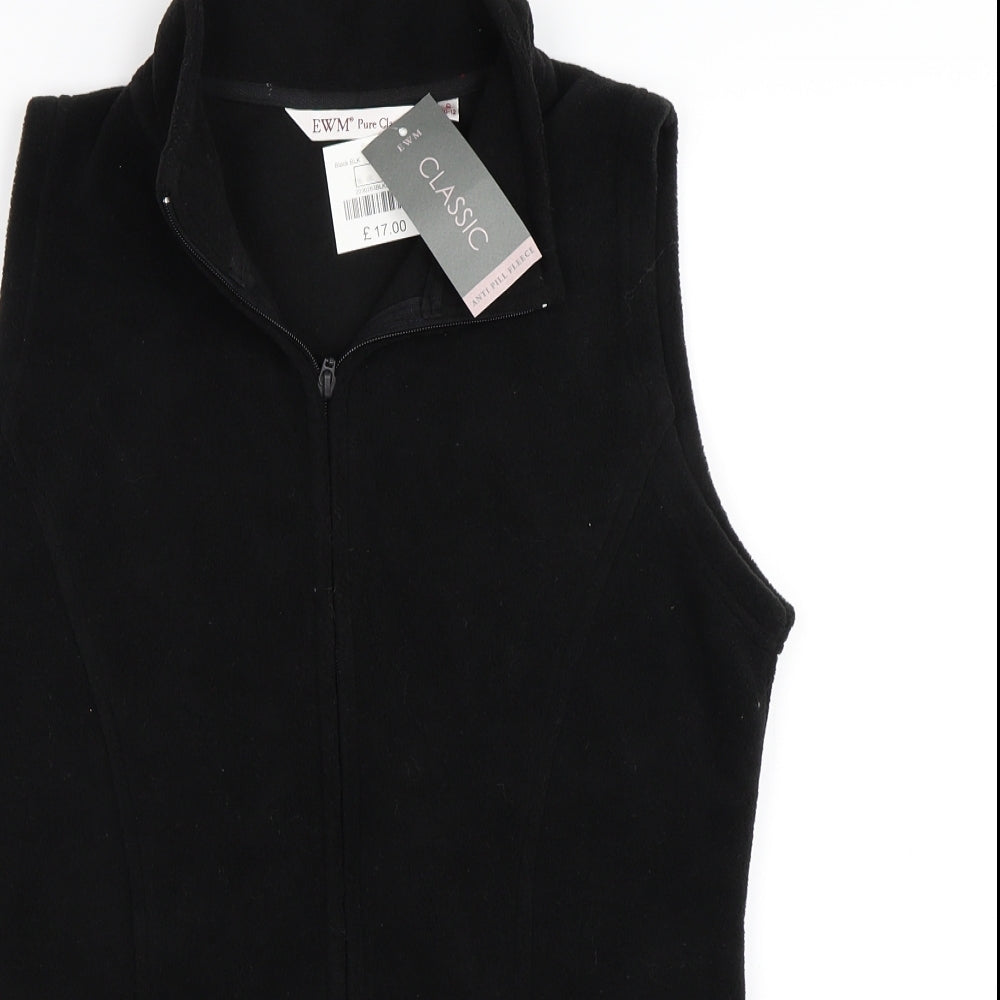 EWM Womens Black   Gilet Waistcoat Size S