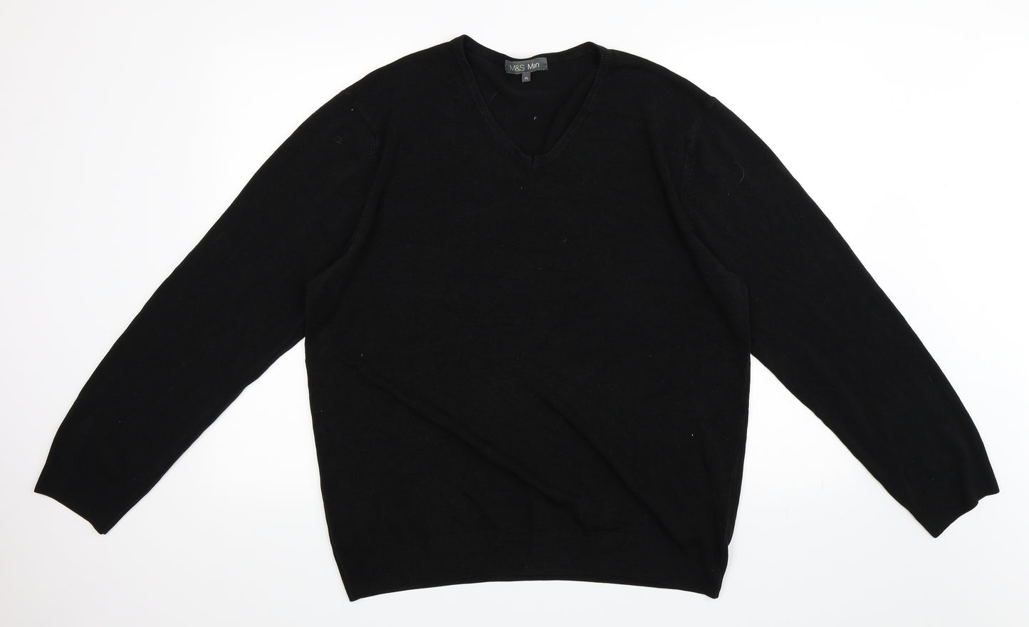 Marks and Spencer Mens Black   Pullover Jumper Size XL