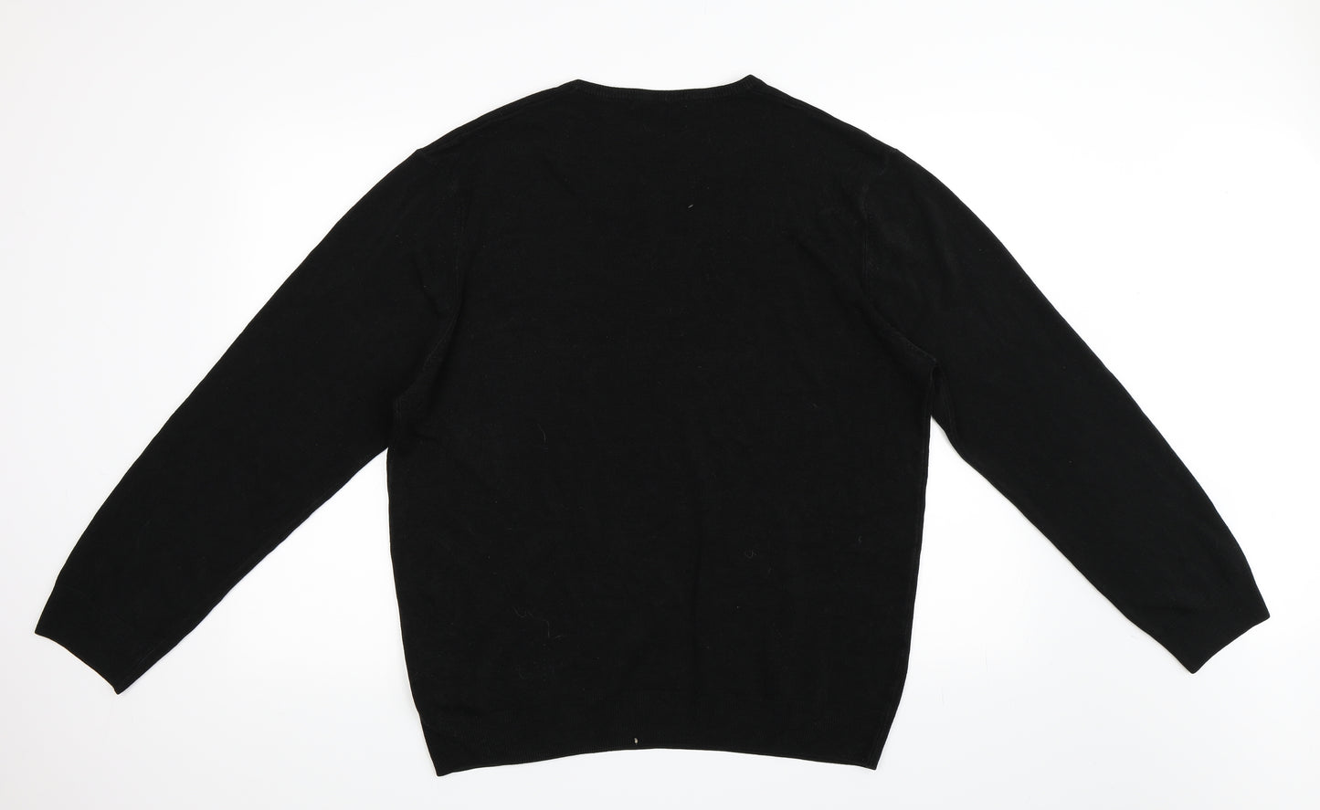 Marks and Spencer Mens Black   Pullover Jumper Size XL