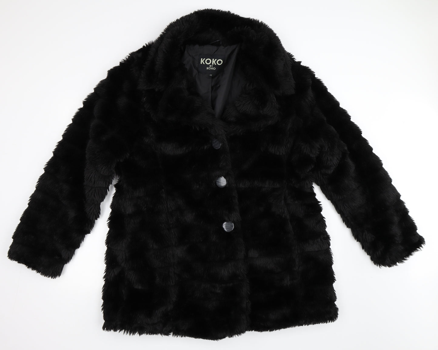 KOKO Womens Black   Jacket Coat Size 20