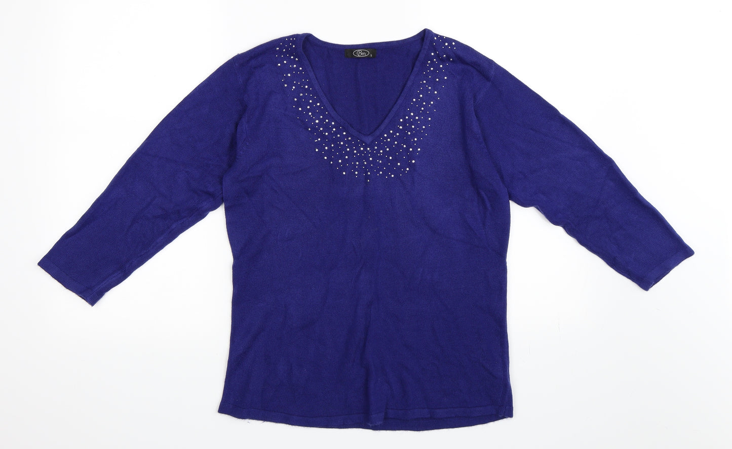 BM Womens Blue   Pullover Jumper Size S