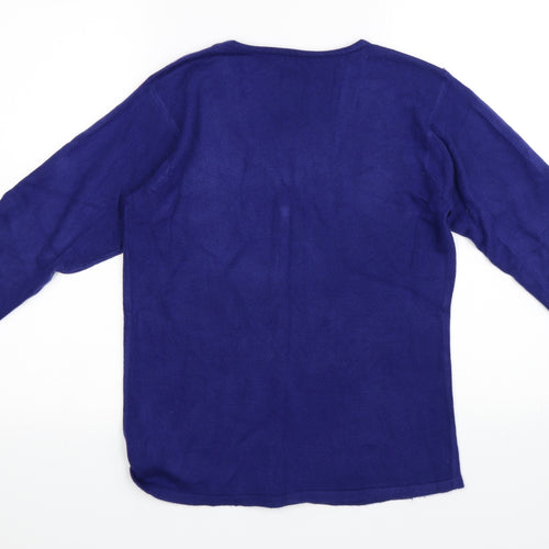 BM Womens Blue   Pullover Jumper Size S