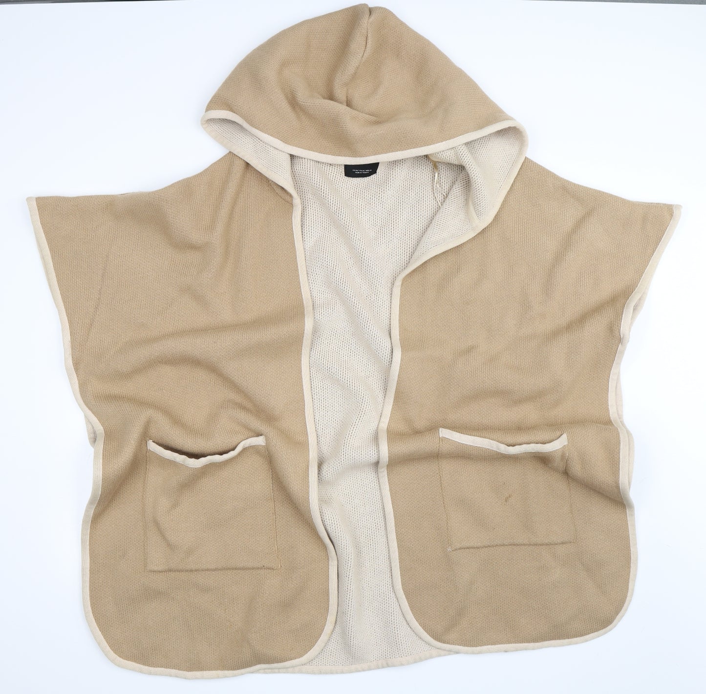 Zara Womens Beige   Cardigan Jumper Size M